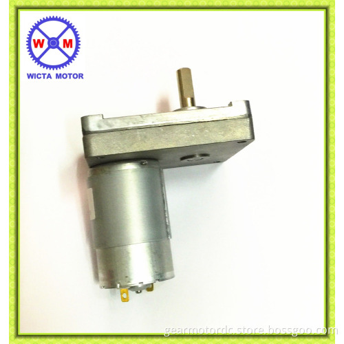 Metal gearbox 10rpm high power dc square geared motor